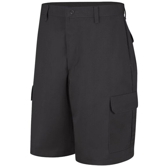 Red Kap Shorts 34" x 10" NWT Mens Black Cargo 6 Pockets Stain Resistant - Picture 1 of 4